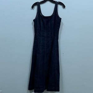 Avec Les Filles Dark Blue Jeans Dress